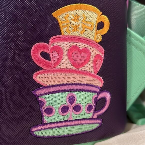 Loungefly X Disney Parks Mickey Main Attraction Mad Hatter Alice in Wonderland - Picture 6 of 10